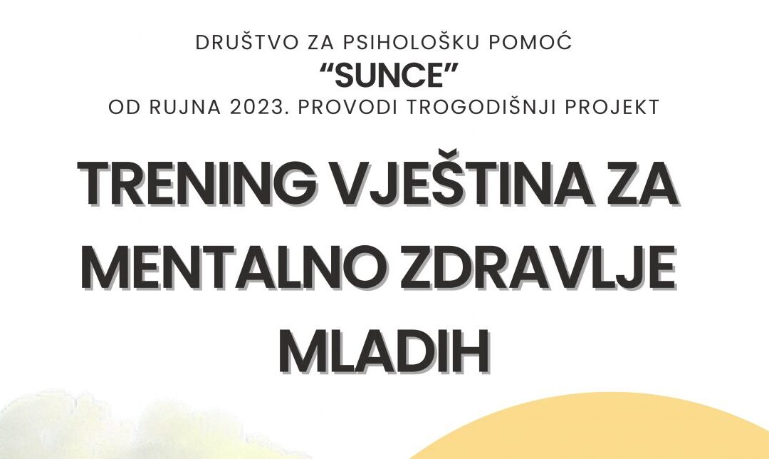 Trening vještina za mentalno zdravlje mladih