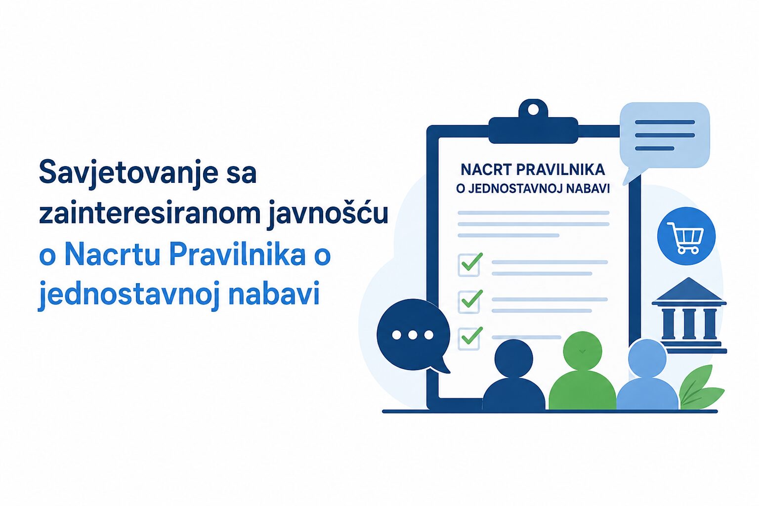 Nacrt Pravilnika o jednostavnoj nabavi